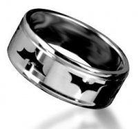 Кольцо Batman Logo Metal 10 мм #4