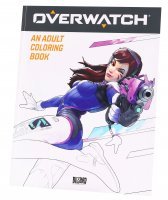Раскраска Overwatch Adult Coloring Book