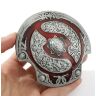 Декоративний щит Дота 2 Aegis of Champions Shield Dota 2 Silver/Red метал