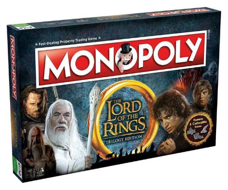 Монополія настільна гра Lord of The Rings Monopoly Game: Володар кілець Монополія настільна гра Lord of The Rings Monopoly Game: Володар кілець
