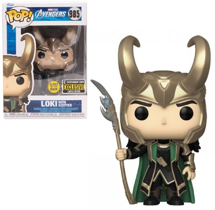 Фігурка Funko Pop Marvel Loki with Scepter Фанко Локі зі скіпетром 985 (EE Exclusive) Фігурка Funko Pop Marvel Loki with Scepter Фанко Локі зі скіпетром 985 (EE Exclusive)