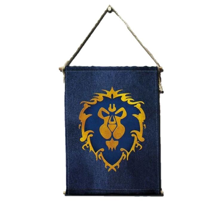 Знамя флаг Альянса World of Warcraft Alliance Flag banner (40х55 см) Знамя флаг Альянса World of Warcraft Alliance Flag banner (40х55 см)