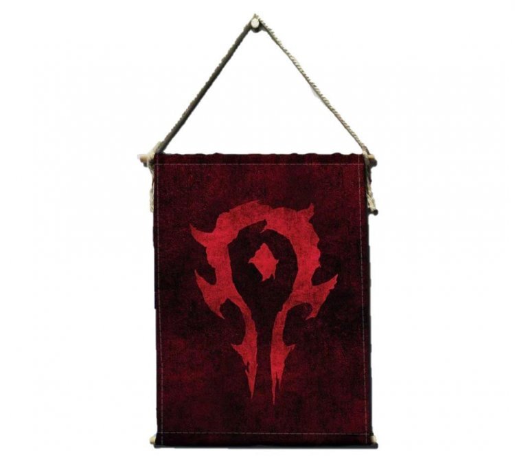 Прапор прапор Орди World of Warcraft Horde Flag banner (40х55 см)