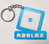 Брелок Роблокс Roblox Logo Keychain ABS пластик 6 см.