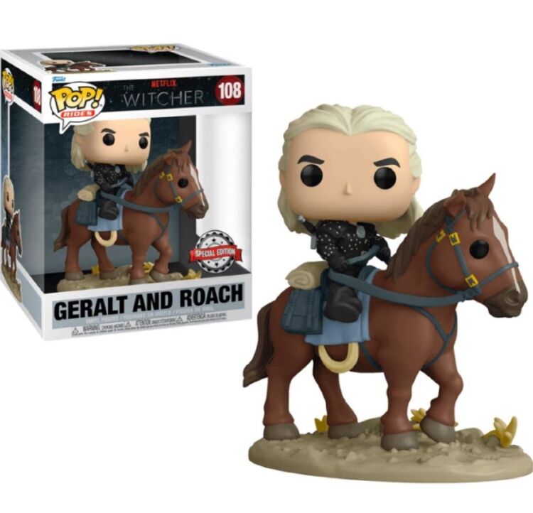 Фігурка Funko Ride Deluxe: Witcher Geralt and Roach фанко Відьмак Геральт Плотва (Exclusive) 108 Фігурка Funko Ride Deluxe: Witcher Geralt and Roach фанко Відьмак Геральт Плотва (Exclusive) 108