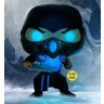 Фігурка Funko Pop Mortal Kombat Sub-Zero 1057 Саб Зіро фанко (Exclusive) Світиться в темряві