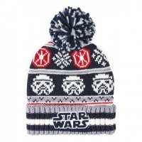 Шапка Star Wars Stormtrooper Jacquard Hat Pompon Звездные войны Штурмовик Детская