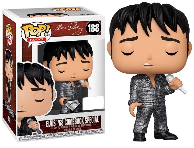 Фігурка Funko Rocks Elvis Presley Elvis 68 Comeback Special (Diamond Collection) 188 фанко Елвіс Фігурка Funko Rocks Elvis Presley Elvis 68 Comeback Special (Diamond Collection) 188 фанко Елвіс