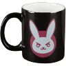 Чашка JINX Overwatch - D.VA Ceramic Black /Pink Чашка JINX Overwatch - D.VA Ceramic Black /Pink
