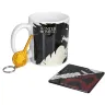 Подарунковий набір Pyramid International Game of Thrones: Stark & Targaryen Mug Set (чашка, підставка, брелок)