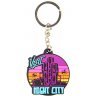Брелок JINX Cyberpunk 2077 Visit Night City Keychain 