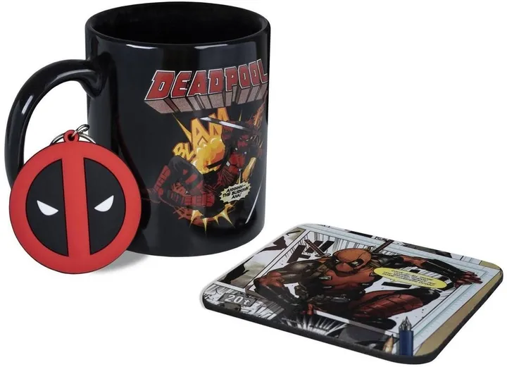 Подарунковий набір Pyramid International Marvel: Deadpool Mug Set (кухоль, підставка, брелок) Подарунковий набір Pyramid International Marvel: Deadpool Mug Set (кухоль, підставка, брелок)