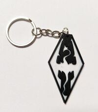 Брелок Skyrim Keychain Скайрим ABS пластик 5 см.