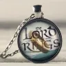 Брелок  LOTR The lord of the rings (металл + стекло)