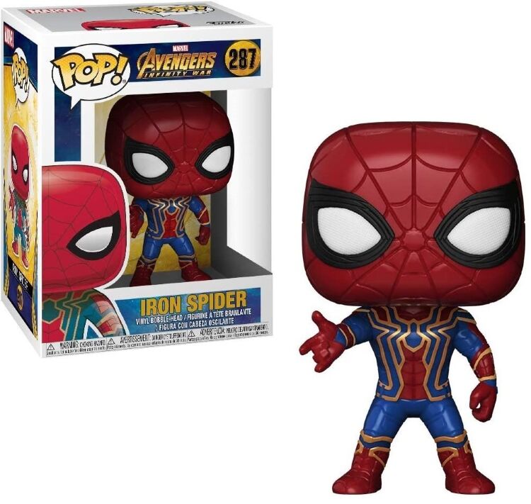 Фігурка Funko Marvel Spider-Man Iron Spider Залізна Людина Павук Фанко 287 Фігурка Funko Marvel Spider-Man Iron Spider Залізна Людина Павук Фанко 287