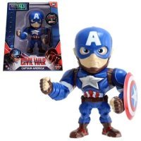 Фигурка Jada Toys Metals Die-Cast: Civil War Captain America Figure