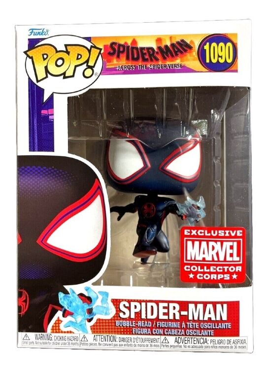 Фігурка Funko Marvel: Across the Spider Verse Spider-man Фанко Людина павук (Collector Corps Exclusive) 1090 Фігурка Funko Marvel: Across the Spider Verse Spider-man Фанко Людина павук (Collector Corps Exclusive) 1090