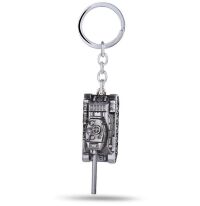 Брелок World of Tanks - танк (колір: срібло)