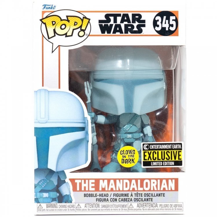 Фигурка Funko Star Wars The Mandalorian Hologram Звёздные войны Мандалорец фанко 345 Exclusive 