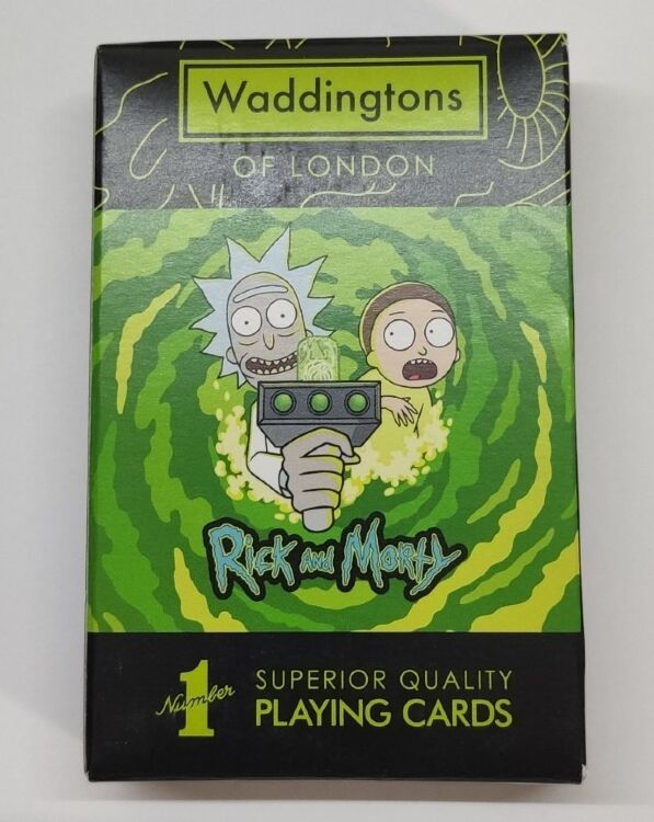 Гральні карти Рік та Морті Rick and Morty 2022 Playing Cards Game Waddingtons Number 1 Гральні карти Рік та Морті Rick and Morty 2022 Playing Cards Game Waddingtons Number 1