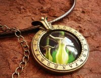 Брелок World of Warcraft клас розбійник rogue (Метал + скло)