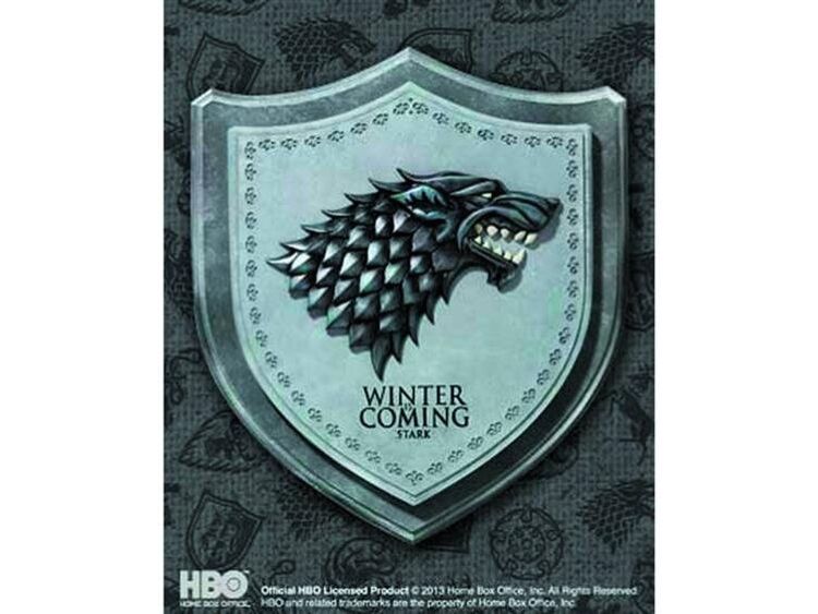 Настінний герб Game of Thrones Stark Direwolf House Crest Wall Plaque Настінний герб Game of Thrones Stark Direwolf House Crest Wall Plaque