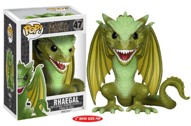 Фігурка Funko Pop! Game of Thrones 6-Inch Rhaegal Фігурка Funko Pop! Game of Thrones 6-Inch Rhaegal