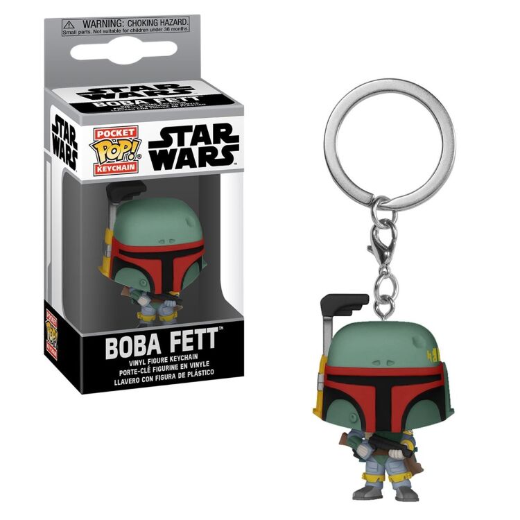 Брелок Funko Pocket Star Wars Keychain - Boba Fett Боба Фет Брелок Funko Pocket Star Wars Keychain - Boba Fett Боба Фет