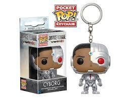 Брелок DC: Funko Pocket POP! Keychain - Justice League - Cyborg Брелок DC: Funko Pocket POP! Keychain - Justice League - Cyborg