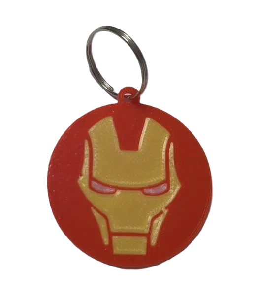 Брелок Marvel Iron-man Keychain Залізна Людина ABS пластик 5 см.