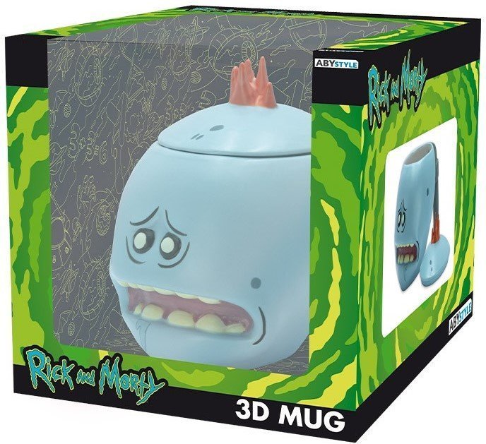 Чашка 3D Mug Rick and Morty Mr. Meeseeks Рик и Морти 450 мл 