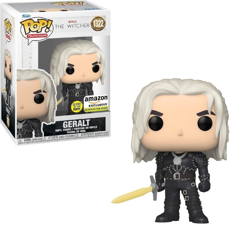 Фігурка Funko Netflix Відьмак (Witcher) фанко Geralt Геральт (Glow in The Dark, Amazon Exclusive) 1322 Фігурка Funko Netflix Відьмак (Witcher) фанко Geralt Геральт (Glow in The Dark, Amazon Exclusive) 1322
