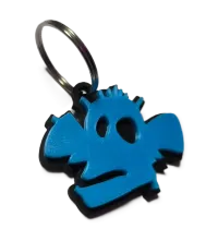 Брелок League of Legends Arcane Ліга Легенд Logo 2 Keychain ABS пластик 4 см.