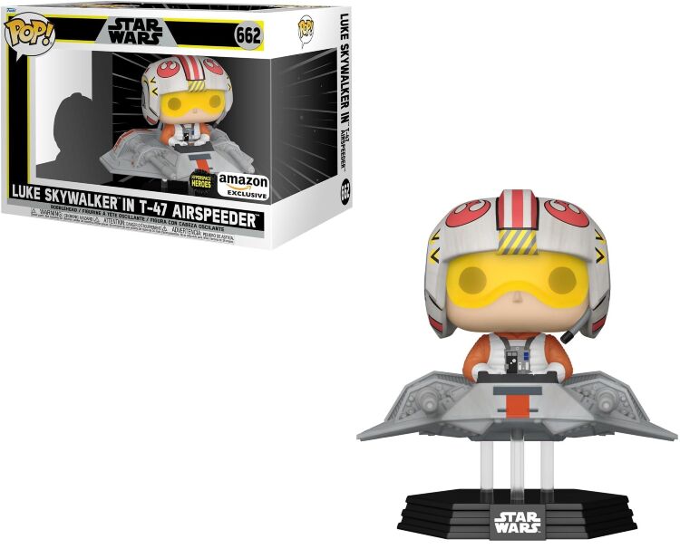 Фігурка Funko Star Wars Luke Skywalker in T-47 Airspeeder фанко Люк Скайуокер Exclusive 662