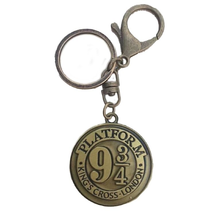 Брелок Harry Potter Hogwarts express Платформа 9 3/4 Гарри Поттер (цвет бронза)