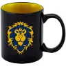 Чашка Blizzard WORLD OF WARCRAFT Alliance Чорний кухоль Альянс 325 мл