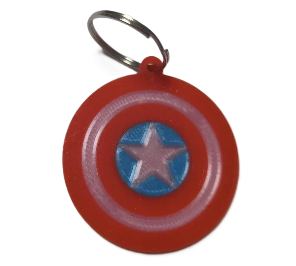 Брелок Marvel Captain America Keychain Капітан Америка ABS пластик 5 см.