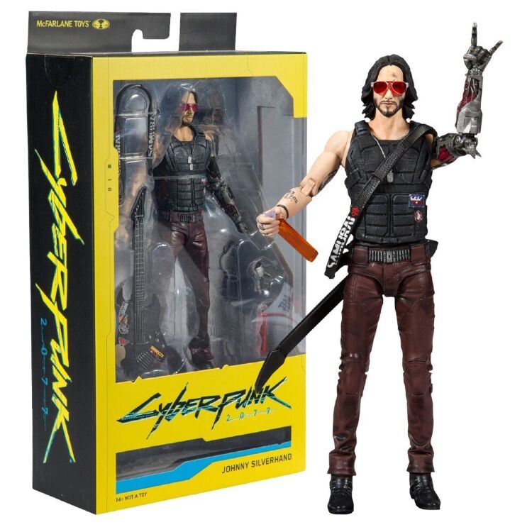 Фігурка McFarlane Toys Cyberpunk 2077 Johnny Silverhand Action Figure Фігурка McFarlane Toys Cyberpunk 2077 Johnny Silverhand Action Figure