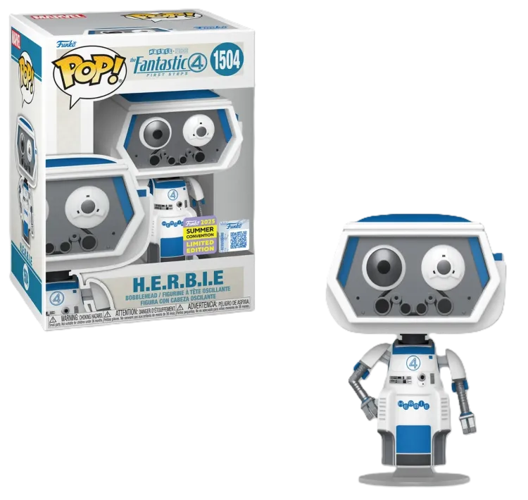 Фігурка Funko Marvel: Fantastic Four: HERBIE фанко Г.Є.Р.Б.І. (Exclusive) 1504