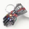 Брелок Marvel Keychain Рукавичка нескінченності залізної людини Танос 8 см.