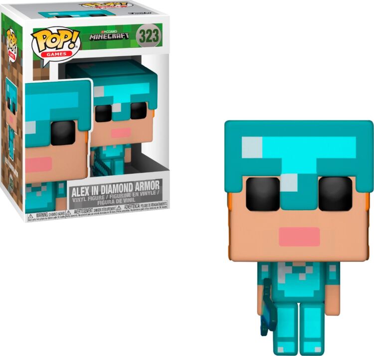 Фігурка Funko POP Games: Minecraft - Alex in Diamond Armor (Exclusive) Фігурка Funko POP Games: Minecraft - Alex in Diamond Armor (Exclusive)