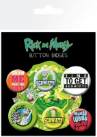 Набір значків Рік і Морті GB eye Badge Pack: Rick and Morty