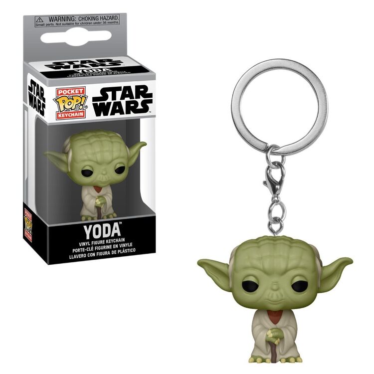 Брелок фанко Funko Pocket Pop Star Wars Keychain - Yoda Брелок фанко Funko Pocket Pop Star Wars Keychain - Yoda
