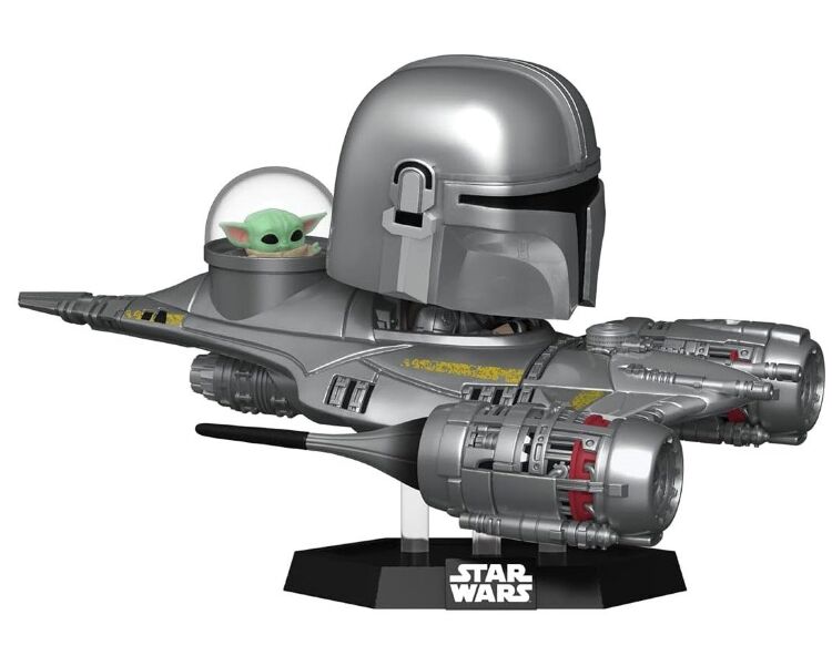 Фігурка Funko Star Wars The Mandalorian in N1 Starfighter with Grogu фанко Мандалорець з Грогу Exclusive 592 Фігурка Funko Star Wars The Mandalorian in N1 Starfighter with Grogu фанко Мандалорець з Грогу Exclusive 592