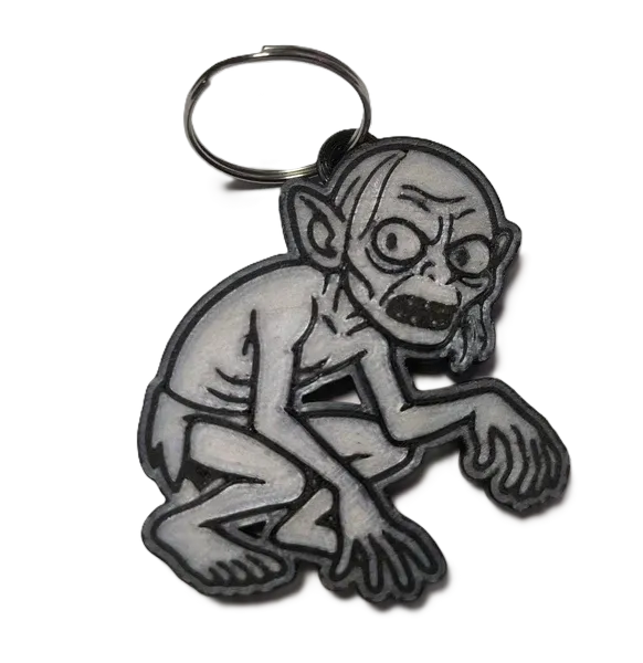 Брелок Lord of the Rings Gollum Keychain Голум ABS пластик 5 см. Брелок Lord of the Rings Gollum Keychain Голум ABS пластик 5 см.