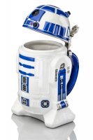Кружка Star Wars R2-D2 Stein - Collectible 32oz Ceramic Mug with Metal Hinge