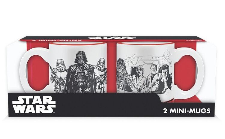 Подарунковий набір Star Wars Empire VS Rebel Зіркові війни 2 чашки по 110 мл Подарунковий набір Star Wars Empire VS Rebel Зіркові війни 2 чашки по 110 мл