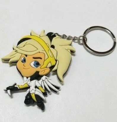 Брелок 3D Овервотч Overwatch Двосторонній об'ємний - Mercy Брелок 3D Овервотч Overwatch Двосторонній об'ємний - Mercy