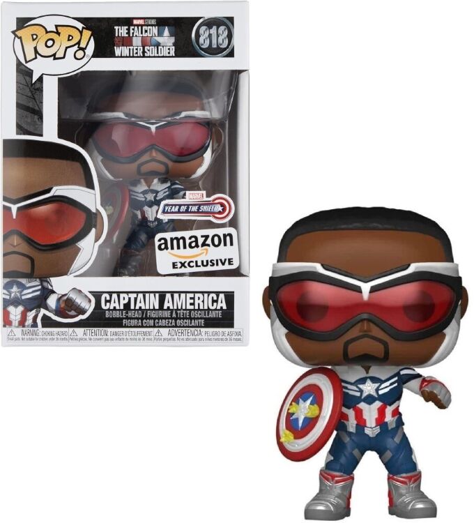 Фигурка Funko Marvel Falcon and The Winter Soldier Captain America (Sam Wilson) фанко Amazon Exclusive 818 Фигурка Funko Marvel Falcon and The Winter Soldier Captain America (Sam Wilson) фанко Amazon Exclusive 818