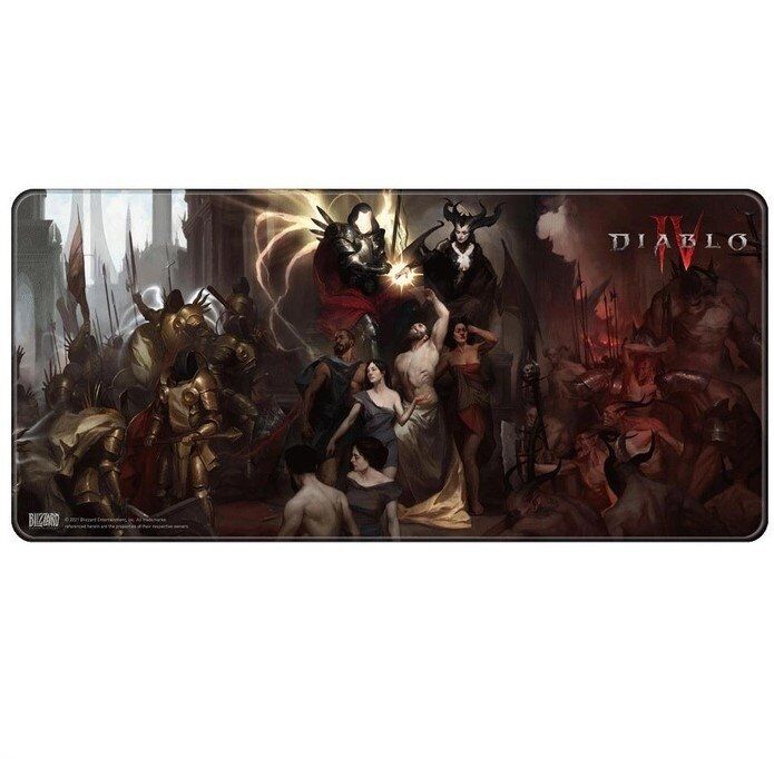 Килимок для миші ігрова поверхня Blizzard DIABLO 4 Inarius and Lilith Діабло XL (90*42 cm) Килимок для миші ігрова поверхня Blizzard DIABLO 4 Inarius and Lilith Діабло XL (90*42 cm)